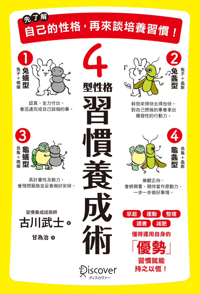先了解自己的性格,再來談培養習慣!