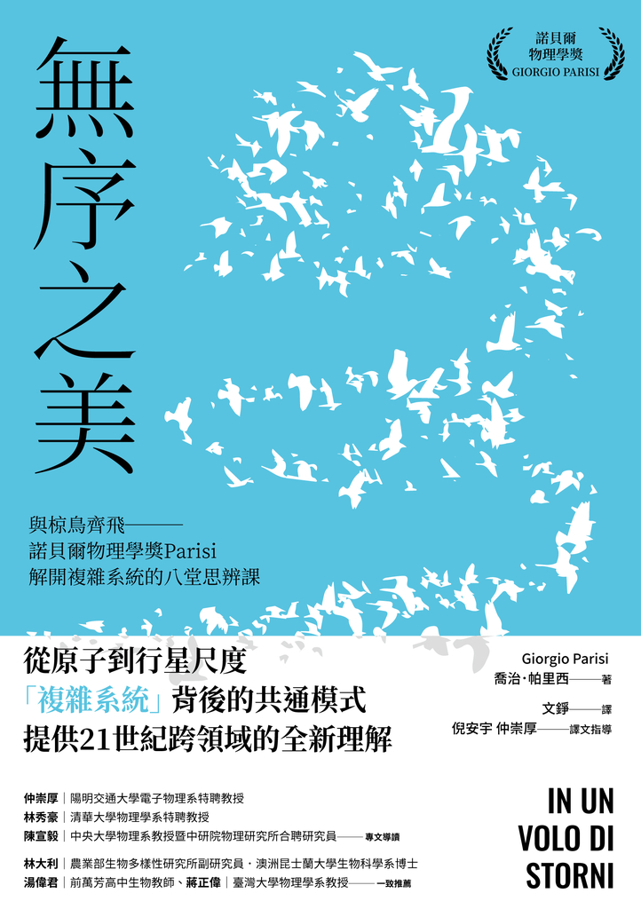 無序之美:與椋鳥齊飛【諾貝爾物理學獎Parisi解開複雜系統的八堂思辨課】